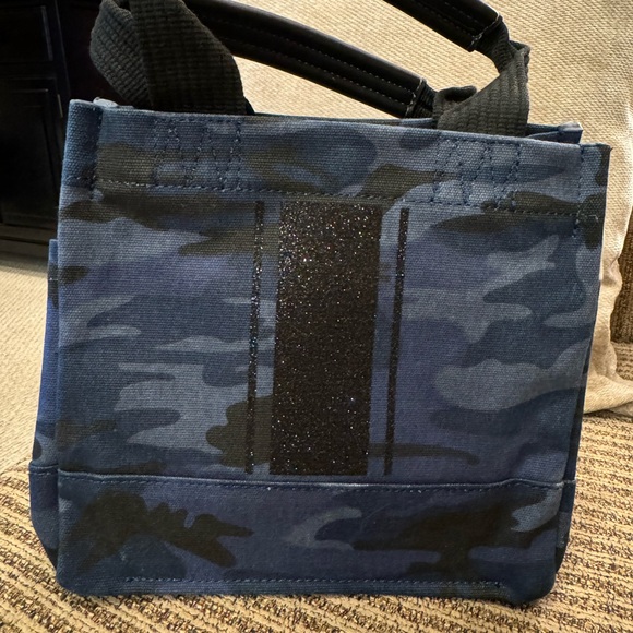 Quilted Koala Blue Camo Mini Luxe North South Bag - Picture 5 of 5